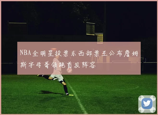 NBA全明星投票东西部票王公布詹姆斯字母哥领跑首发阵容